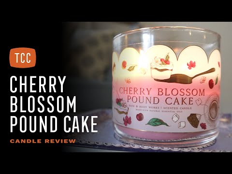 Cherry Blossom Pound Cake Candle Review – Bath & Body Works