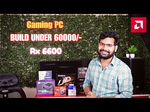 Rs 60000 Gaming & Streaming Pc Build | AMD Ryzen 5 5600 & RX 6600