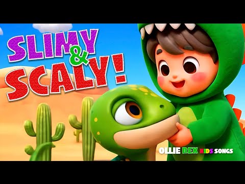 Slimy Frogs and Scaly Snakes - Fun Amphibians & Reptiles Song for Kids!