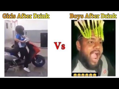 Girls After Drink Vs Boys After Drink #viralmemes #mems