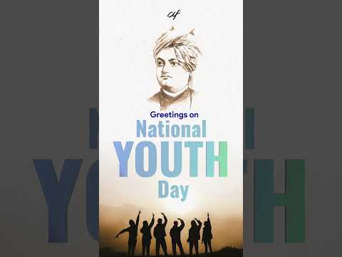 Greetings on National Youth day | Swami Vivekananda Jayanti