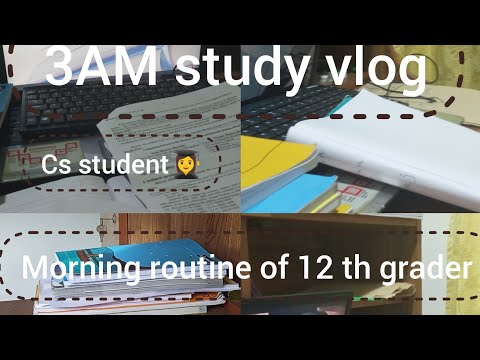 study vlog of 12 th grader | #averagestudent |