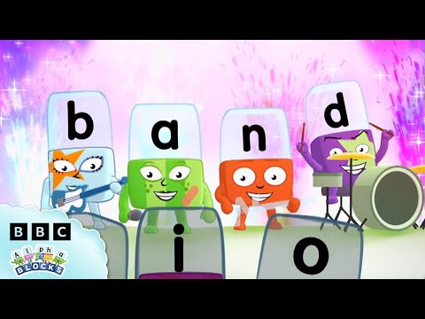 🎸 The Biggest and Best Band Bonanza! 🎶 | Learn to Spell | @officialalphablocks