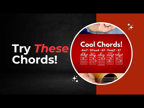 Try this cool sounding chord progression! Grab your guitar and play along!