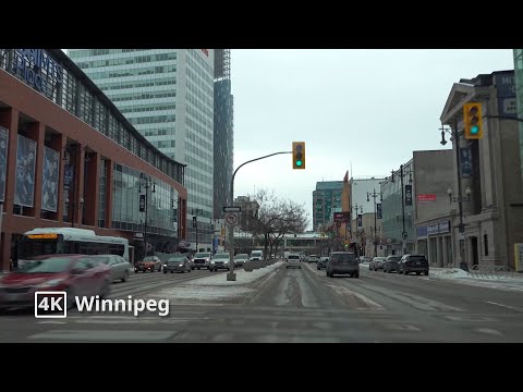 Winnipeg 4K - 2021 Winter Driving