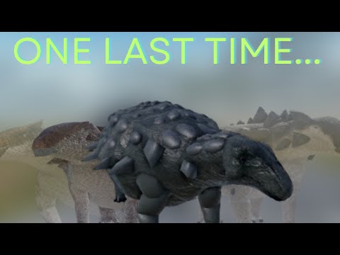 Playing as Edmontonia one last time before it gets remodeled... | Dinosaur World Mobile