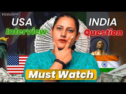 INDIA vs USA | USA F1 Visa Interview Question | Study in USA