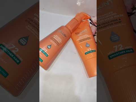 Bblunt smoothening shampoo and hair mask review #skincare #acnemask #haircare #trending #shortvideo