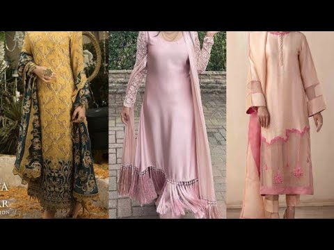 plane long kameez beautiful design new#tiktok #kameez #pakistani #beautiful #trendy 0#kashees