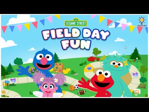 Field Day Fun with Elmo, Rosita's and Friends - Sesame Street Educational Games #learning #toddler