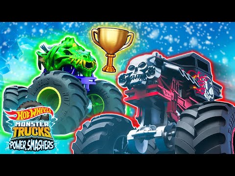 Very Best Hot Wheels Monster Trucks Power Smashers Adventures!