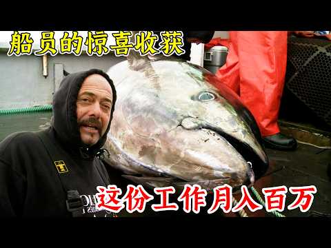 捕魚生死鬥：太猛了，船員捕獲巨型金槍魚，一個月賺了上百萬！紀錄片