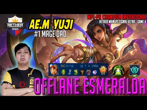 Esmeralda Offlane MAGE GOD YUJI | MPL CHAMPION INVITATIONAL