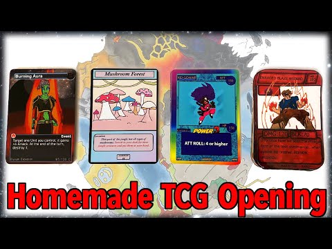 Homemade TCG  Pack Opening (Astronomica TCG, Defendors of Zealom, Afrochibi Champs & Bro Squad TCG)