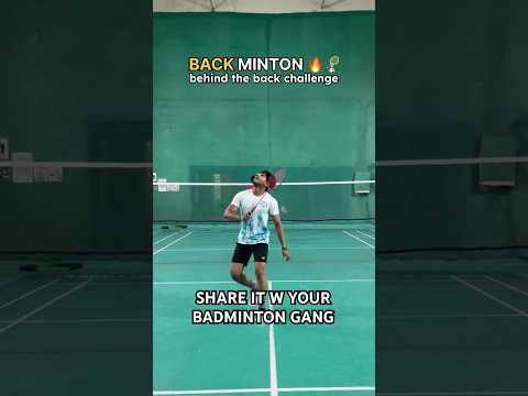 TRY IT W YOURS FRIENDS #badminton #challenge