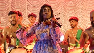 Chenda violin Fusion Aryakkara Brothers|Pamba Ganapathi song #chenda_violin