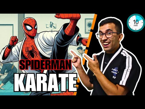 10 Minute Karate For Kids Spider Man Lesson | Dojo Go!