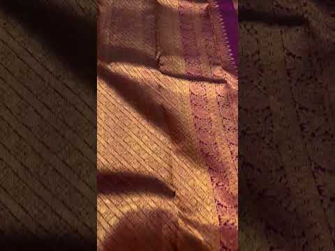 Exclusive Kanjivaram Handloom Gold Zari Silk Saree | Luxurious Bridal Collection | ₹27,000/-