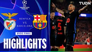 HIGHLIGHTS - Benfica vs Barcelona | UEFA Champions League 24/25 | TUDN