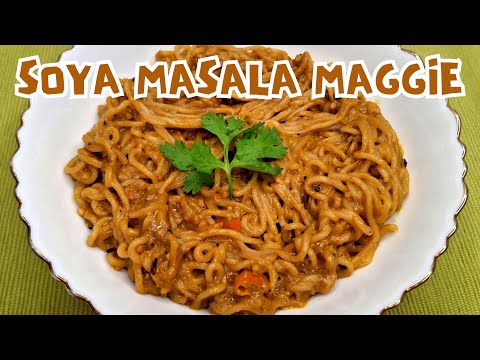 Soya Masala Maggie 🍜🤤 | Maggi Recipe 😋🍝 | Noodles Recipe 😍😲 | Ramen Recipe 😱🤯 | Cheesy Maggie 🔥😯