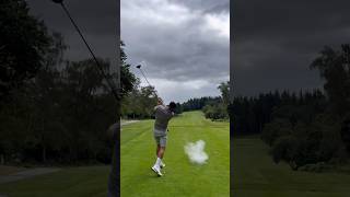 Explosive golf ball 🧨 #funnygolf #golf #golfplayer #golfplayers #golfswing #golffails #golfer