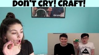 DanAndPhilCRAFTS- Potato Prints Reaction!