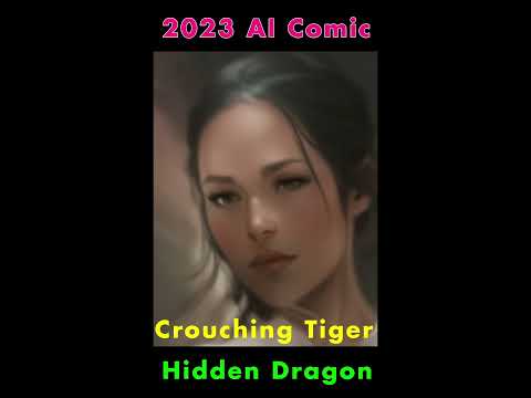 AI comic 2023 comic Short Crouching Tiger, Hidden Dragon: Michelle Yeoh, Zhang Ziyi