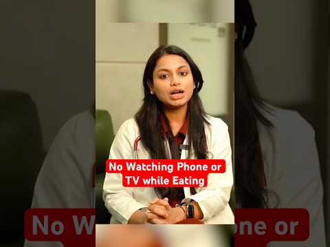 No watching TV or phone while eating