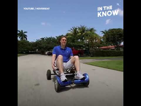 Transform your hoverboard into a go kart