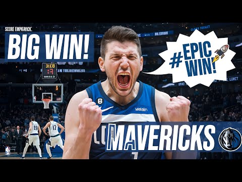 Luka Doncic Put a Profane Exclamation Mark on Mavericks Win vs. Timberwolves🤕