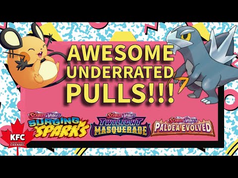 Pokemon Surging Sparks,Twilight Masquerade & Paldea Evolved produced great underrated pulls!!!