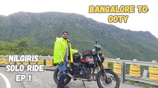 Bangalore to Ooty via Bandipur, Mudumalai, 36 Hairpin Bend Road | Nilgiris Solo Monsoon Ride - Ep1