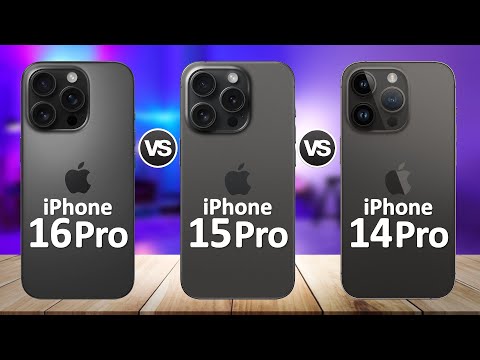 iPhone 16 Pro VS iPhone 15 Pro VS iPhone 14 Pro