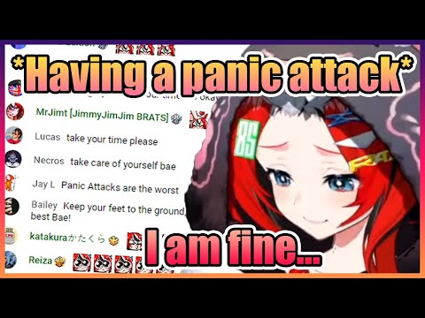 Bae Having a Panic Attack and Started Crying on Stream Because of Stress...【Hololive】