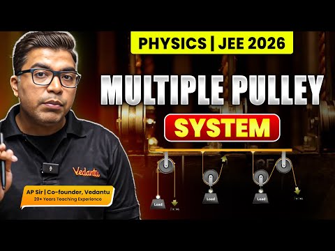 Multiple Pulley Systems Problem | Concepts & Solving Techniques for JEE Mains 2026| AP Sir Physics