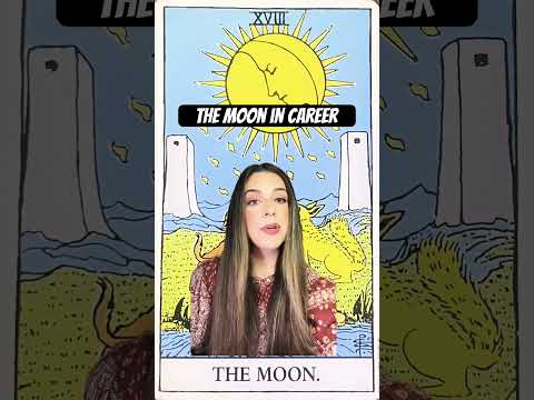 Tarot Cards in Career: The Moon #tarot #tarotcardmeanings #themoontarot