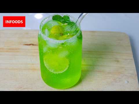 Green Apple Mojito | How to Make a Non Alcoholic Apple Mojito | Infoods