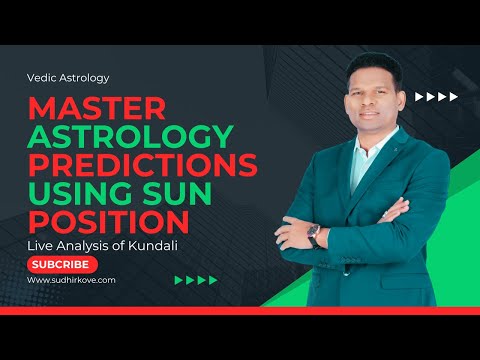 Master Astrology predictions using Sun position| Sun Astrology| सूर्य की स्थिति से जानें अपना भविष्य