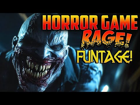 LAUGH TO DEATH! Horror Game Rage Montage!