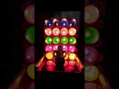 Ganpati Decorations Idea at Home| #viral #youtubeshorts #ganesh #ganpatidecoration |