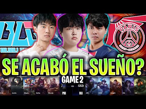 REMONTARÁ PSG O SE ACABÓ EL SUEÑO? | BLG vs PSG Game 2 SWISS STAGE WORLDS 2024 LVP ESPAÑOL