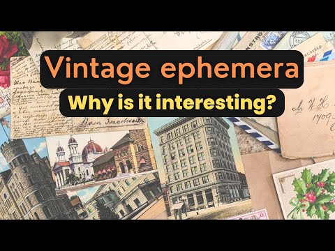 Why use vintage papers? ⭐️ Why is vintage so popular? My story