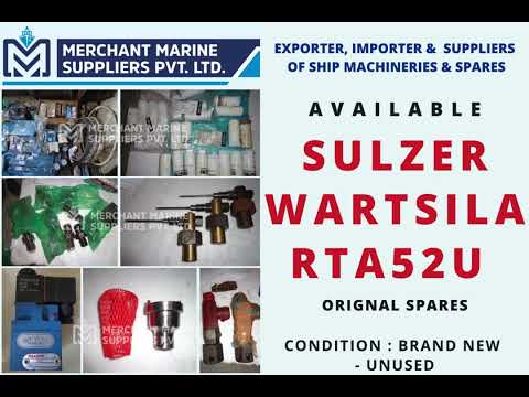 🚢🌟 New Arrival: Brand New Sulzer Wartsila RTA52U Original Spares! 🌟🚢