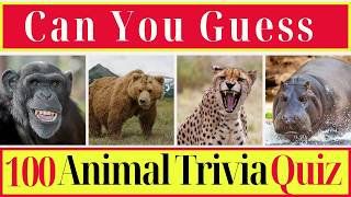 100 Animal Trivia Quiz  | Animal General Knowledge