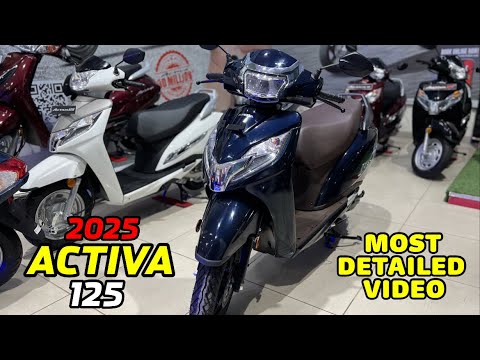 All About New 2025 Honda Activa 125 MOST DETAILED Review | Activa 125 New Model 2025 | 125cc Scooter