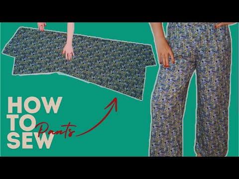 💥Very Easy pants Cutting and Sewing💥How to Sew pants for beginners?