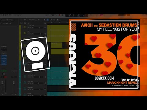 Avicii & Sebastien Drums - My Feeling For You (Logic Pro Remake)
