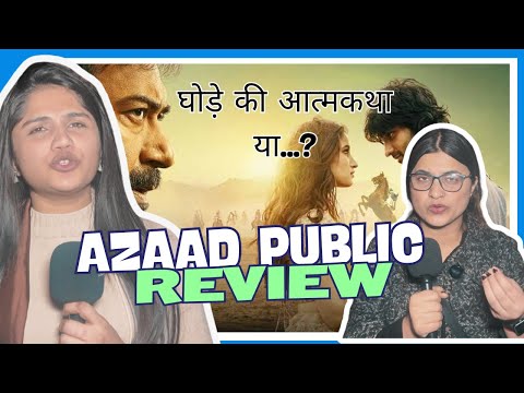 Azaad Public Review | Bollywood's worst Debut Movie | Rasha Thadani | Aaman Devgan