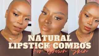 BEST NATURAL LIPSTICK COMBOS FOR BROWN SKIN