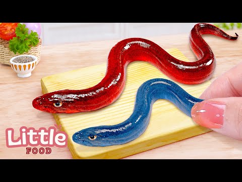 Cooking Made Easy!! Traditional Spicy Grilled Eel Dish Is So Appealing 🌸 Little Food Cooking